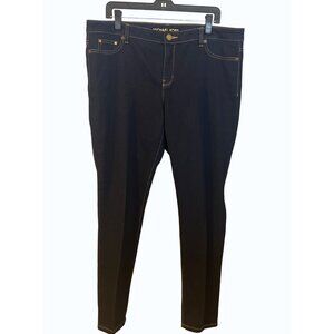 Michael Kors Women's Dark‎ Wash Skinny Jeans Size 16 Stretch Denim